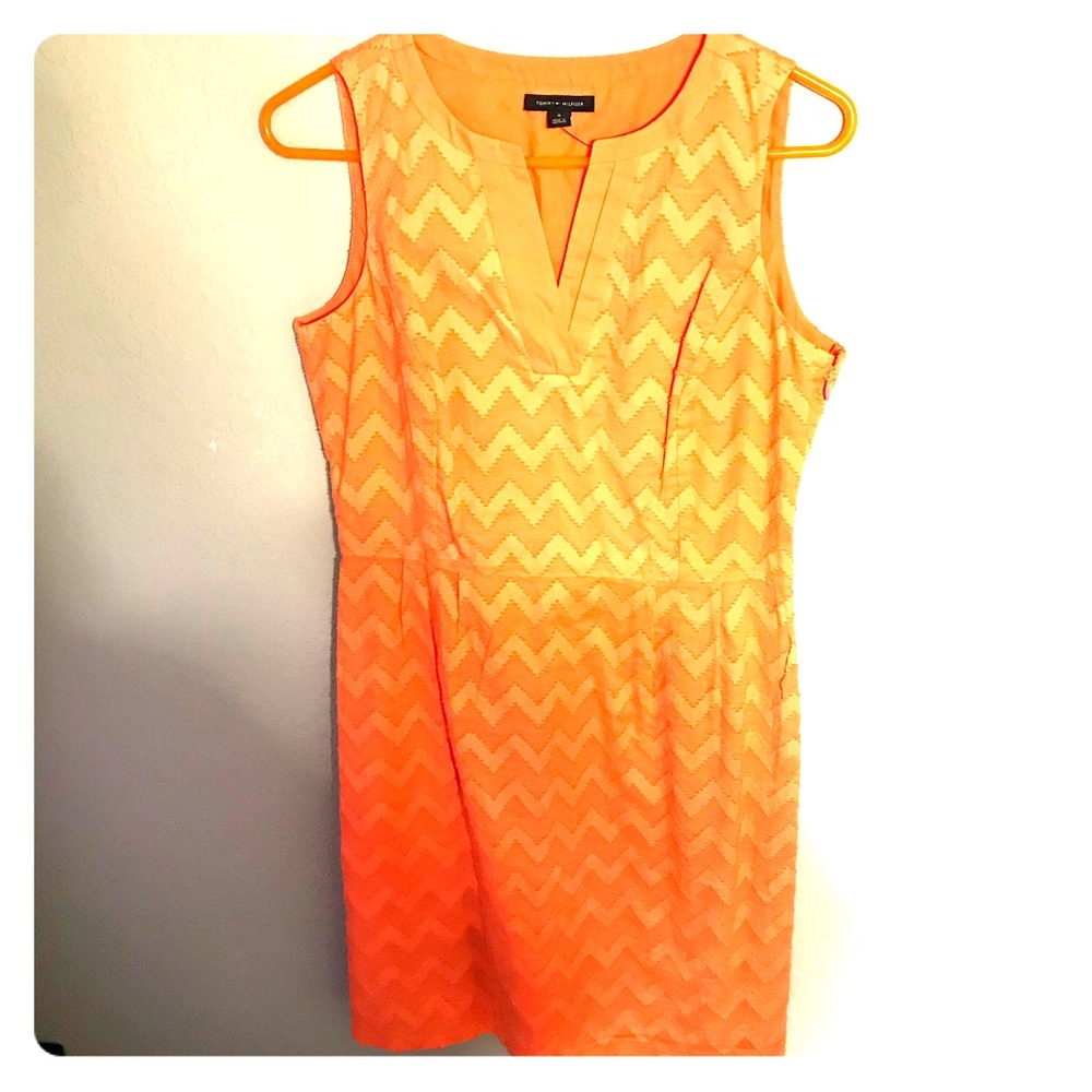 Tommy Hilfiger chevron dress NWT
